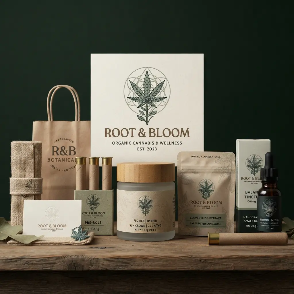 Cannabis brand identity and logo design
